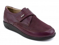 231161 Сурсил-Орто (Sursil-Ortho), туфли для взрослых, кожа, стрейч, бордовый, полнота 5 в Челябинске