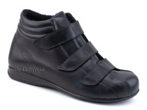 5008-02-1 МАРК Плюмекс (Plumex), ботинки для взрослых зимние, натуральная шерсть, кожа, черный, полнота 10 в Челябинске