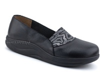 81-22-417/58Ч Рикосс (Ricoss) туфли для взрослых, кожа, черный, полнота 9 в Челябинске