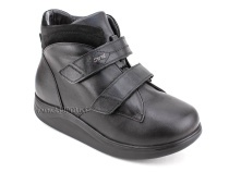 141607W Сурсил-Орто (Sursil-Ortho), зимние ботинки для взрослых, ригидная подошва, диабетическая подкладка, натуральный мех, кожа, нубук, черный, полнота 11 в Челябинске