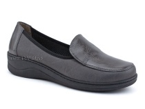 84-51И-22-402/30 Рикосс (Ricoss) туфли для взрослых, кожа, серый, полнота 9 в Челябинске
