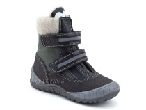 23011-120-01 (21-25)  Тапибу (Tapiboo), ботинки детские демисезонные утепленные ортопедические профилактические , байка, кожа, нубук, серый в Челябинске